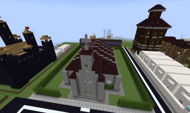 The Church. It is very long (about 60 blocks) and 30 blocks wide.